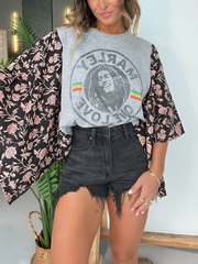 Bob Marley Mix & Match Tee Grey
